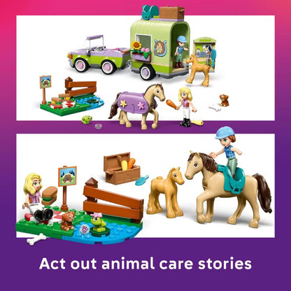 Horse & Baby Foal Trailer