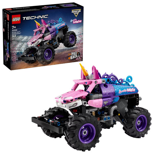 Monster Jam Sparkle Smash Pull-Back