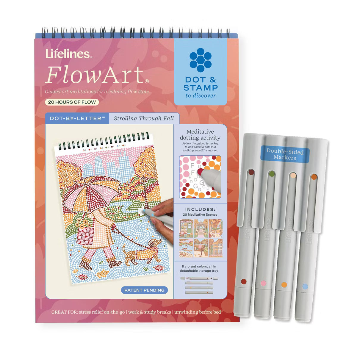 FlowArt: Dot-by-Letter, Strolling through Fall
