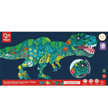 Dinosaur Shimmer Floor Puzzle - 202pcs