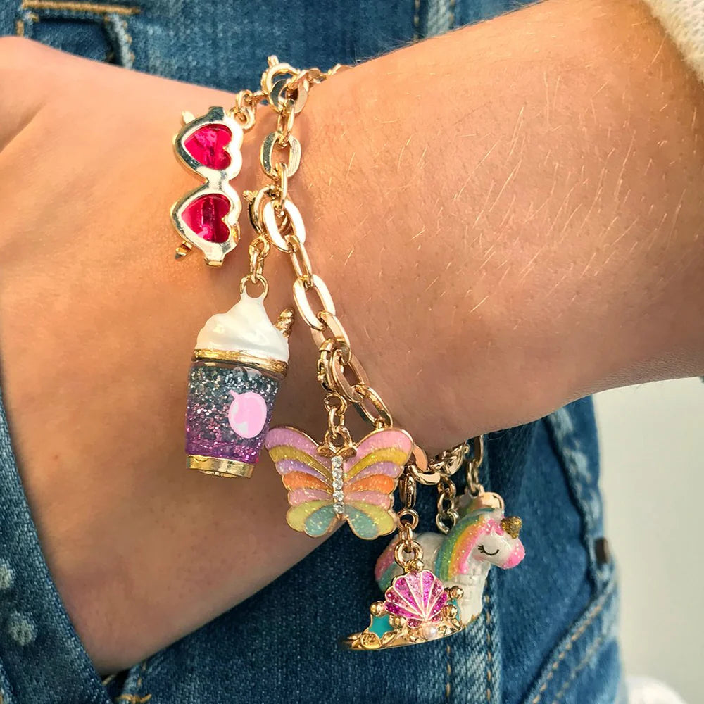 Charm IT Gold Chain Bracelet