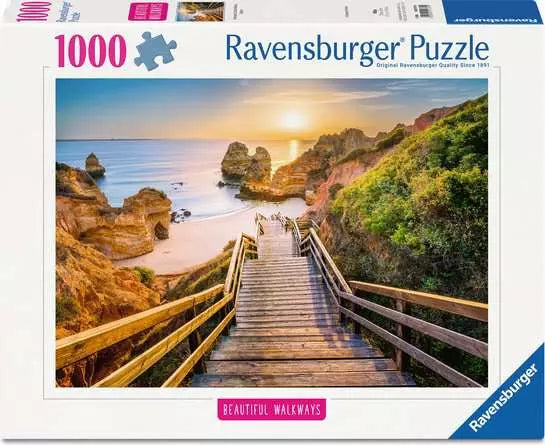 Stairway to Camilo Beach, Algarve 1000p Puzzle