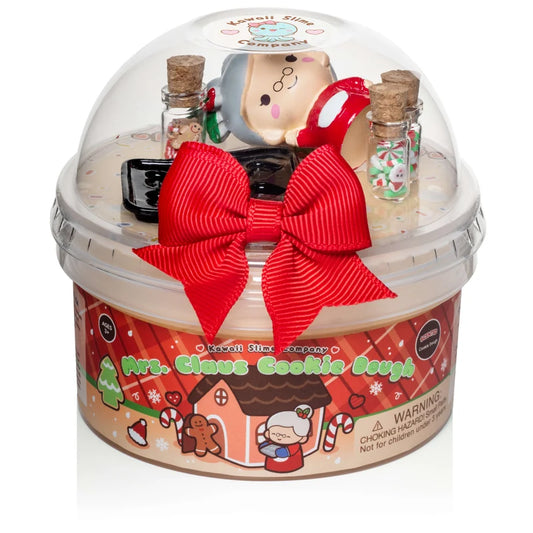 Kawaii Mrs. Claus Cookie Dough Slime