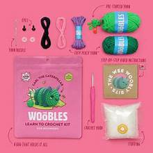 Carl the Caterpillar Woobles Crochet