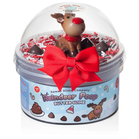 Kawaii Reindeer Poop Dome Slime
