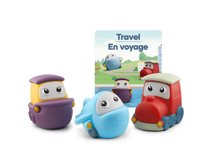 Soft Tonies: Transportation Set - Airplane, Ship and Train