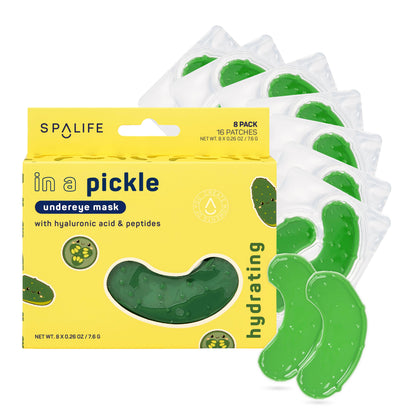 In a Pickle Shaped Hydrating Eye Patches l 8 Pack 