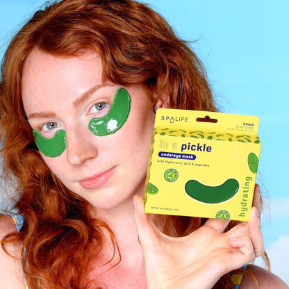 In a Pickle Shaped Hydrating Eye Patches l 8 Pack 