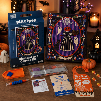 Halloween Diamond Art Kit | Headless Hostess | DIY