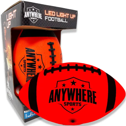 Pro Glow Light-Up Football 6" Size