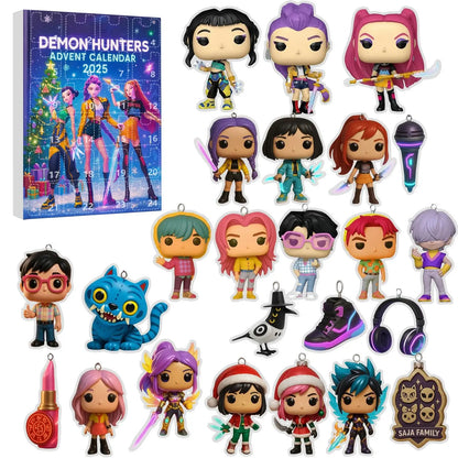 KPOP demon hunters Christmas Countdown Calendar blind Box