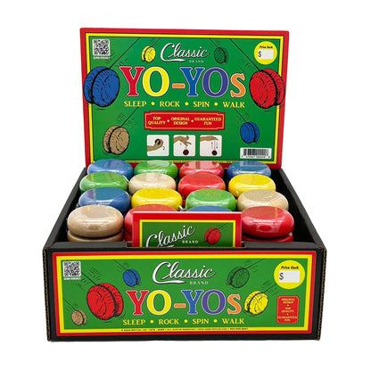 Classic Wooden Yo-Yo 48 Unit Impulse Display