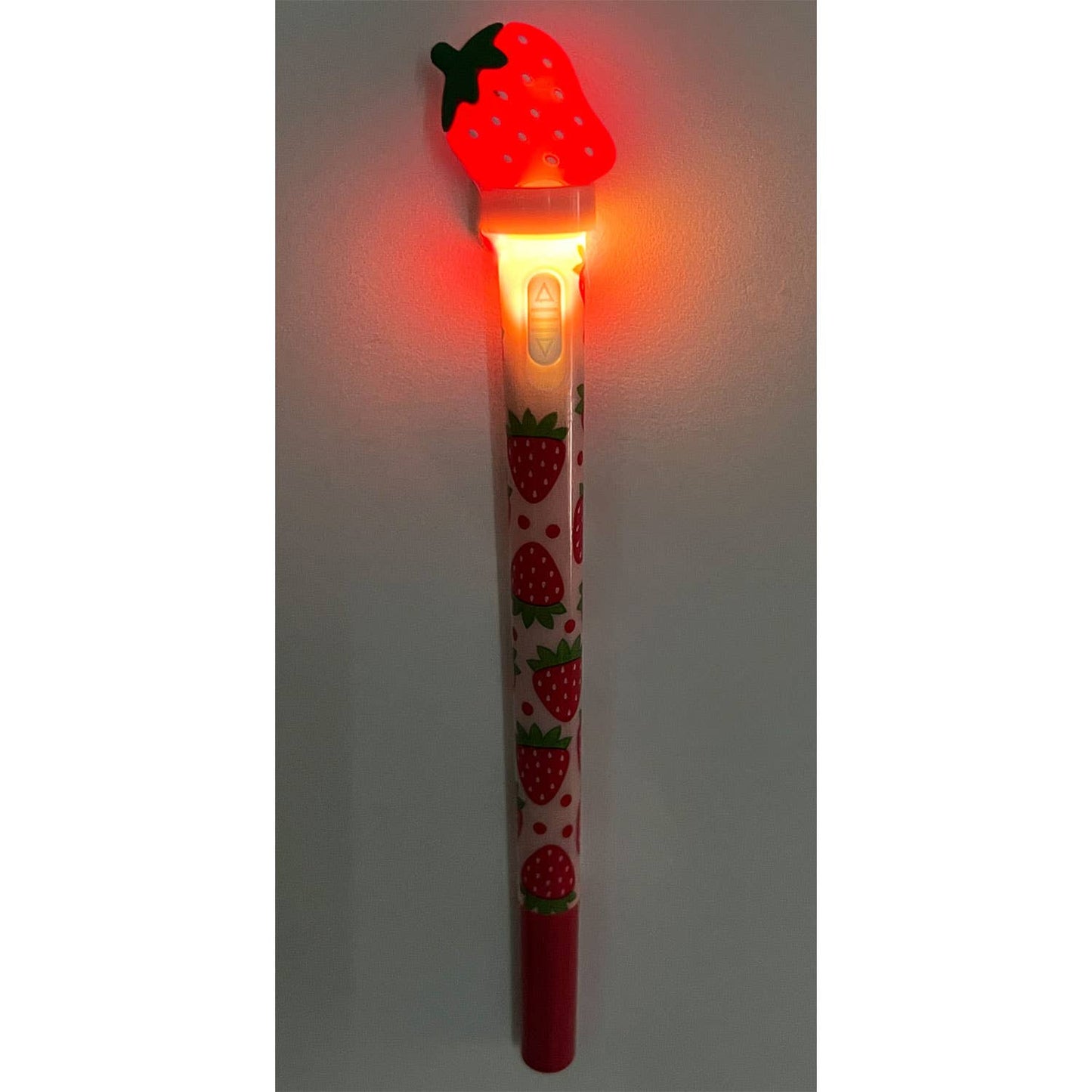 Strawberry Spinning LED Light-Up Pen
