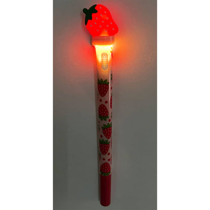 Strawberry Spinning LED Light-Up Pen