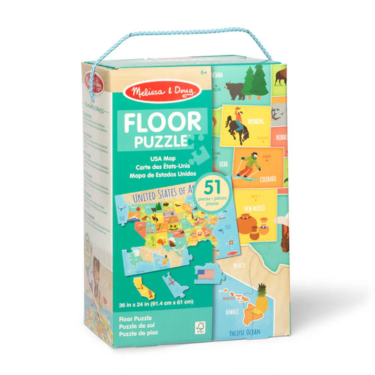 Map 51pc Floor Puzzle