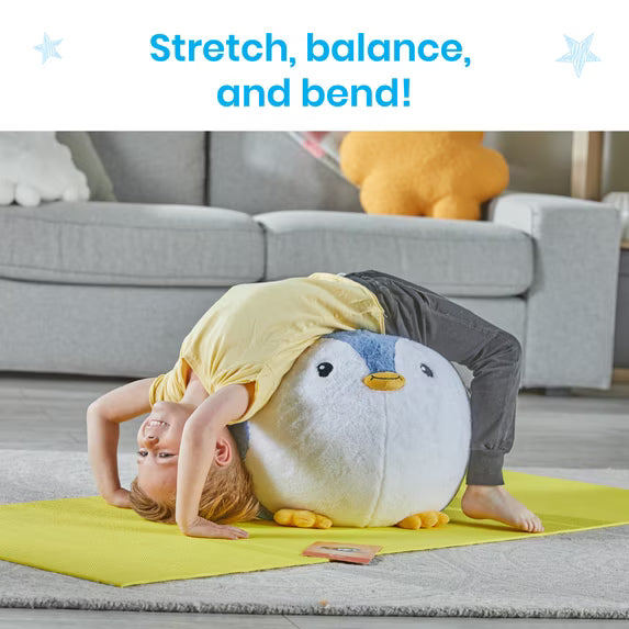 BubblePlush™ Yoga Ball Penguin