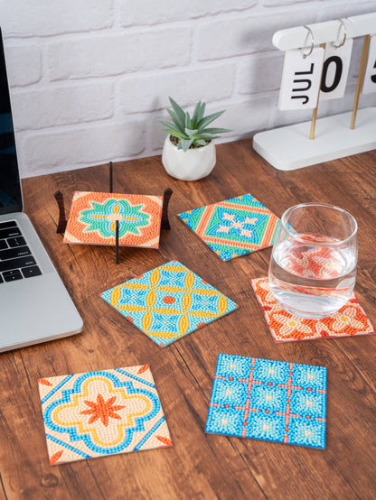 PixelPop™ Diamond Art Acrylic Coaster Kit — Tiles of Grenada