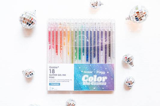 Grabie x A Brighter Year — Color The Cosmos Glitter Gel Pens