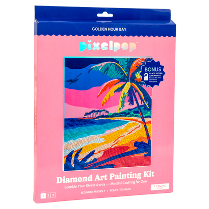 PixelPop™ Diamond Art — Reset Edition - Golden Hour Bay