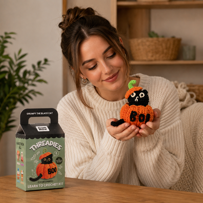 Halloween Crochet Kit for Beginners | Grumpy | DIY