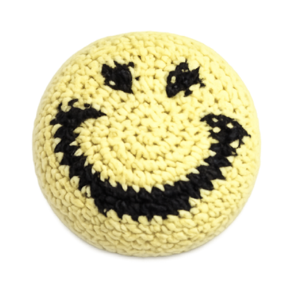Extreme Retro Hand-Knitted Kick Pouch Footbag - 12/Display