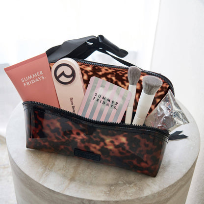 Jelly Cosmetic Bag – Waterproof Lay-Flat Makeup Bag