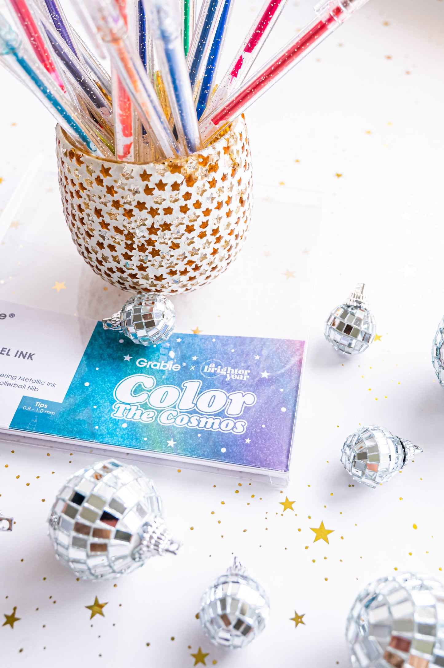 Grabie x A Brighter Year — Color The Cosmos Glitter Gel Pens