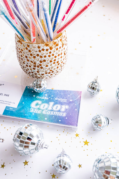Grabie x A Brighter Year — Color The Cosmos Glitter Gel Pens