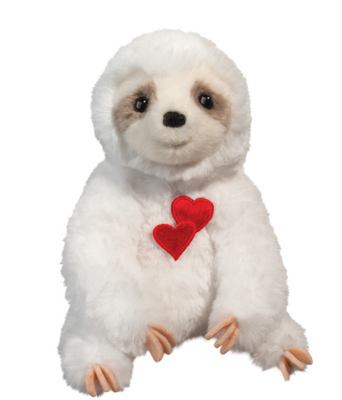 White Sloth with Heart