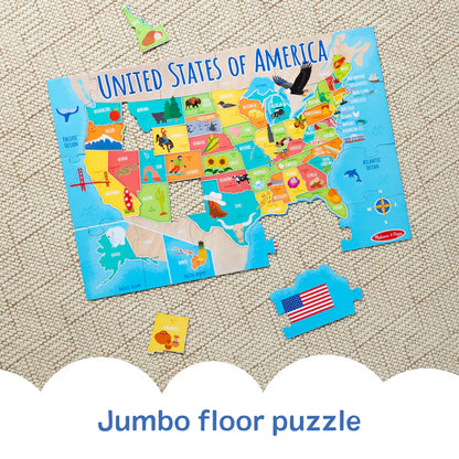 Map 51pc Floor Puzzle