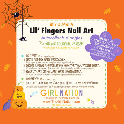 Halloween Nail Stickers | Lil' Fingers Nail Art