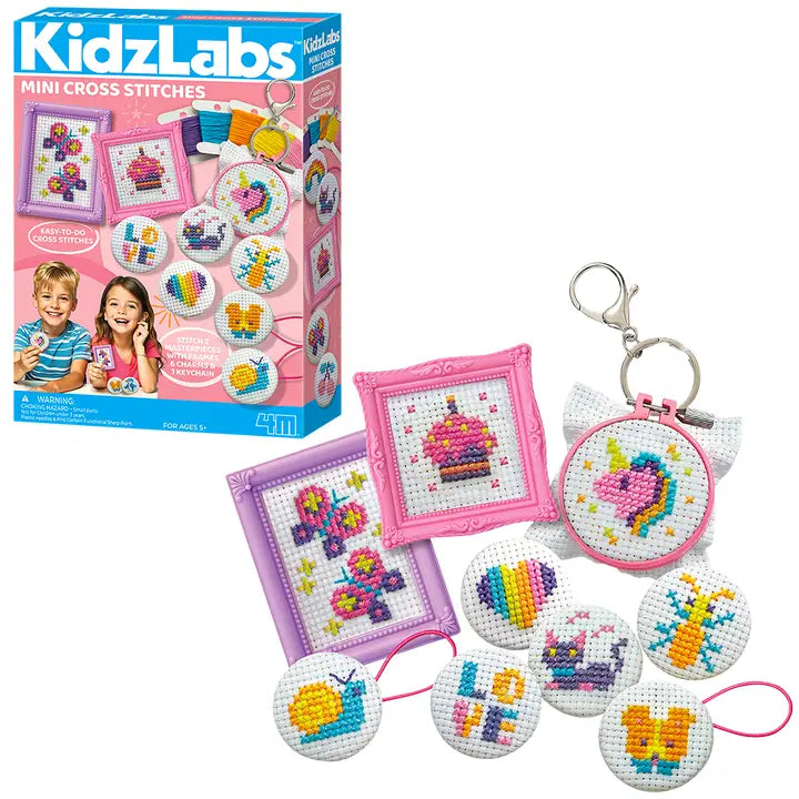Mini Cross Stitch Buttons