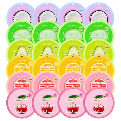 Korean Fruit Infused Face Masks – 24 Masks Value Pack