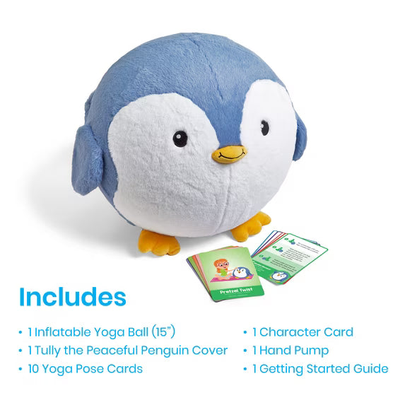 BubblePlush™ Yoga Ball Penguin