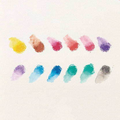 Rainbow Sparkle: Watercolor Gel Crayons (Set of 12)