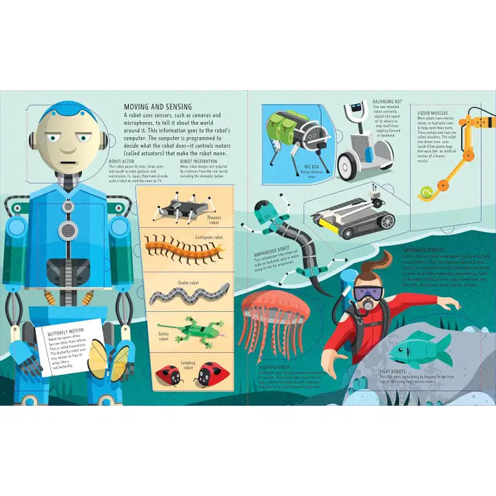 Robots Lift Flap Book
