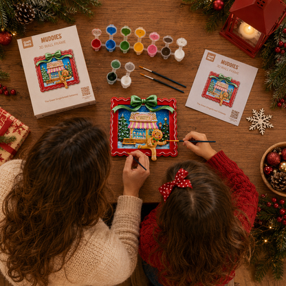Christmas 3D Paint Kit | Gingerbread House | DIY