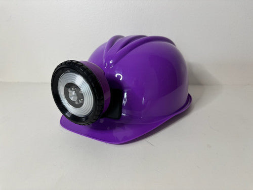 Miner Helmet Purple