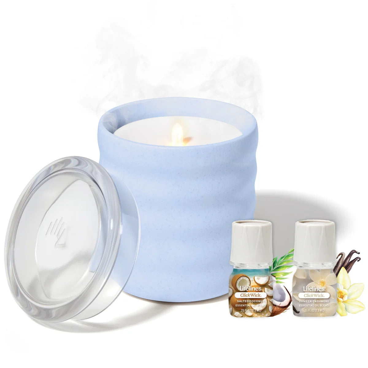 Flameless Candle Diffuser Bubble
Blue