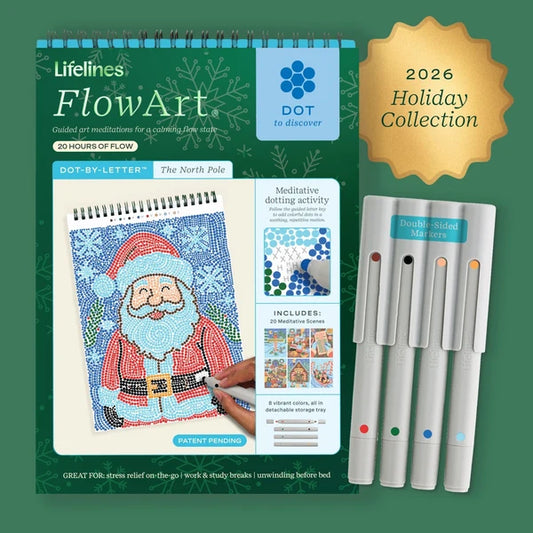 FlowArt: Dot-By-Letter, The North Pole