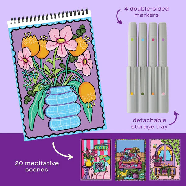 FlowArt : Color-to-Reveal, Fragrant Blooms