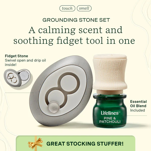 Grounding Stone & Oil Set - Pine & Patchouli