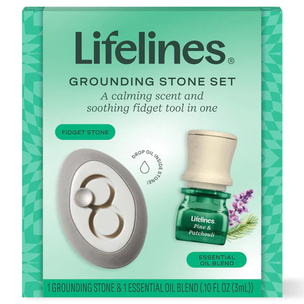 Grounding Stone & Oil Set - Pine & Patchouli