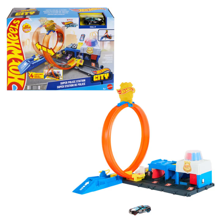 City Super Police Station Hot Wheels