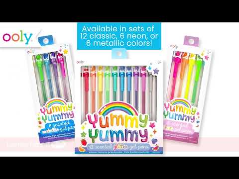 Yummy Yummy Glitter Pens