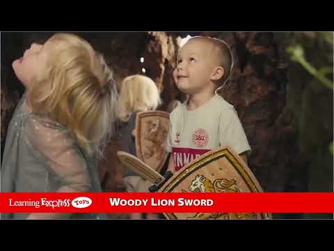 Woody Lion Sword Blk Gld
