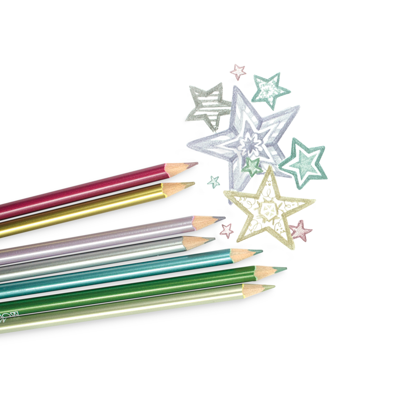Modern Metallic Pencil***