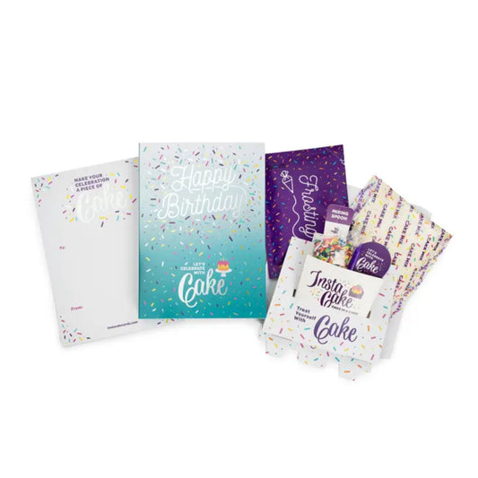Chocolate Teal Bday Card