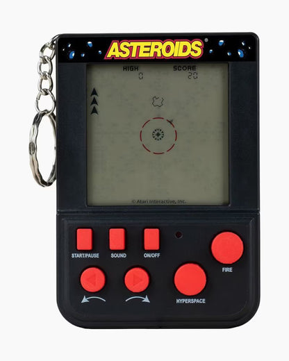 Asteroids Keyring Arcade