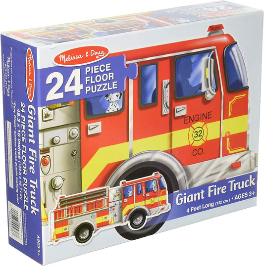 *** Firetruck 24 Pc Floor